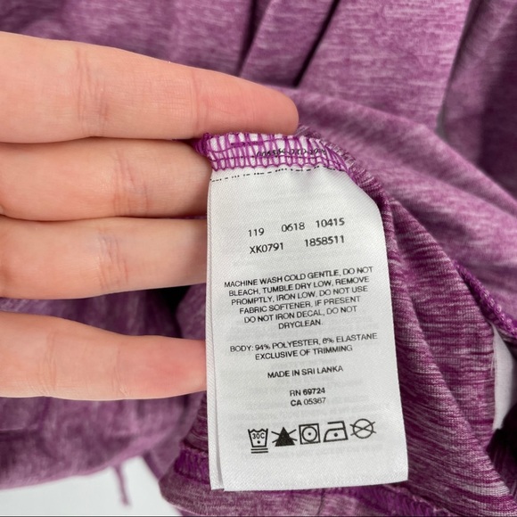 Columbia Purple High Neck Active Sweatshirt - Picture 5 of 7